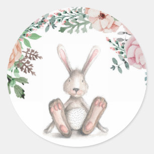 Some Bunny Floral Sticker