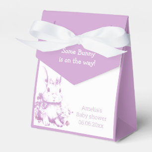 Some Bunny is coming Baby Shower Favour Box