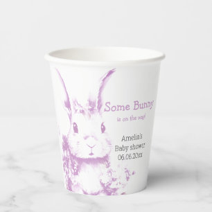 Some Bunny is coming Baby Shower  Paper Cups