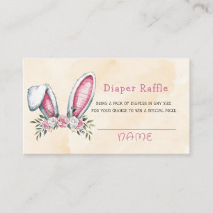 Some Bunny Is On The Way! Baby Shower Business Card