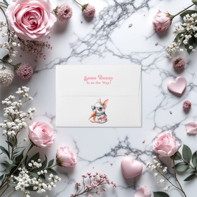 Some Bunny Is On the Way Baby Shower Envelope (Some Bunny Is On the Way Baby Shower Envelope)