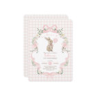 Some Bunny is One Pink Bow Gingham 1st Birthday