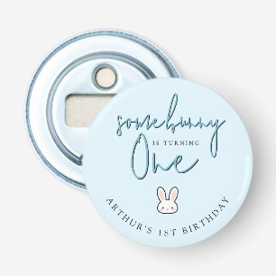 Some Bunny is turning One 1st Birthday Celebration Bottle Opener