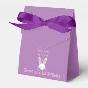 Some Bunny Is Turning One Birthday Favour Box