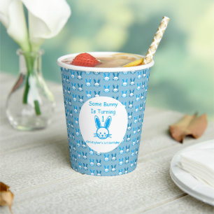 Some Bunny Is Turning One Birthday Paper Cups