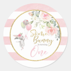Some Bunny is turning ONE Sticker