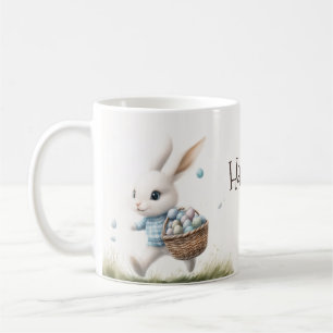 Some Bunny Loves Coffee Whimsical Easter Mug