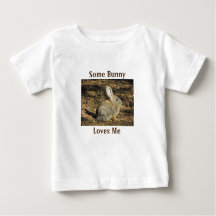 Some Bunny Loves Me Adorable Brown Rabbit Photo