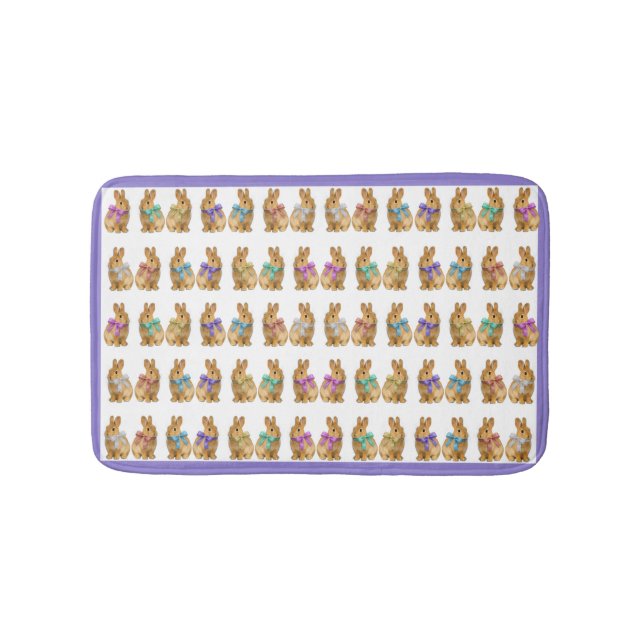 Some bunny loves me! Beach Towel Bath Mat (Front)