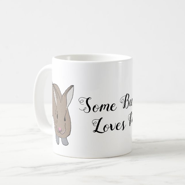 Some Bunny Loves Me Coffee Mug (Front Left)
