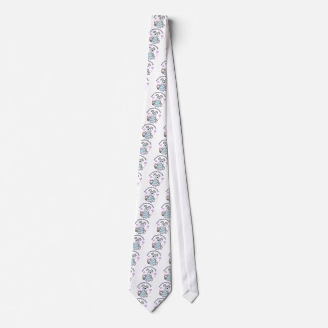 Some Bunny Loves Me! Easter Bunny Tie (Front)