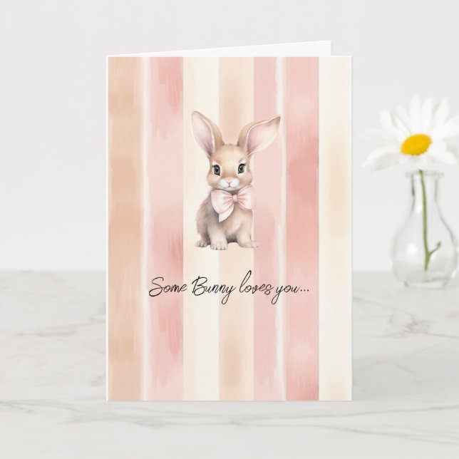 Some Bunny Loves You Card (Small Plant)