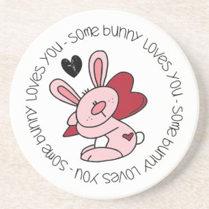 Some Bunny Loves You Coaster