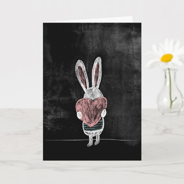 Some Bunny Loves You, Easter Greeting Card, Spring Card (Small Plant)