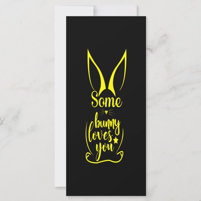 Some Bunny Loves You - Funny Easter Quote (Front)