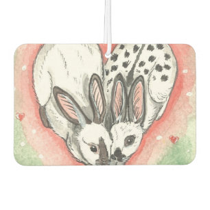 "Some Bunny Loves You" Heart Rabbit Air Freshener