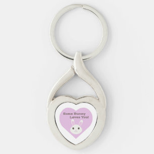 Some Bunny Loves You Key Ring