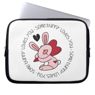 Some Bunny Loves You Laptop Sleeve