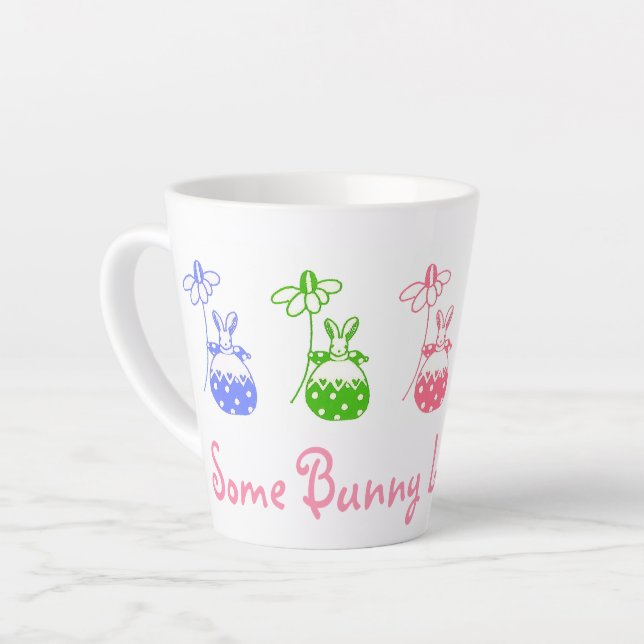 Some Bunny Loves You! Latte Mug (Left Angle)