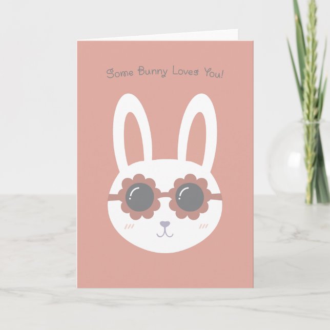Some bunny loves you LB Card (Front)