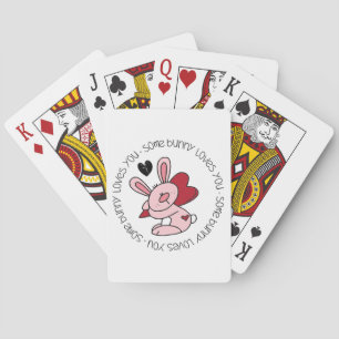 Some Bunny Loves You Playing Cards