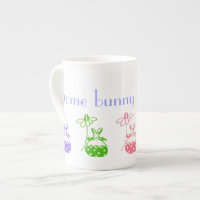 'Some bunny loves you' porcelain cup