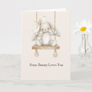Some Bunny Loves You Swing  Card