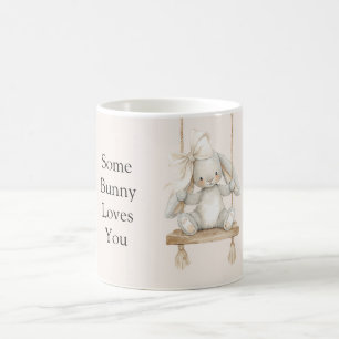 Some Bunny Loves You Swing Coffee Mug