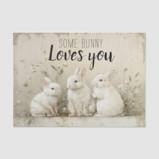 Some Bunny Loves You Tissue Paper