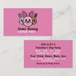 Some Bunny Loves You, Valentine's Day Party Ticket