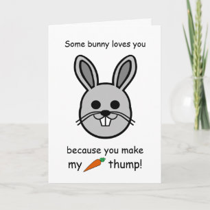 Some Bunny Loves You, Valentine's Day Rabbit Card