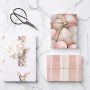 Some Bunny Loves You Wrapping Paper Sheet