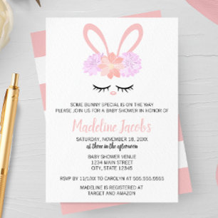 Some Bunny Spring Baby Shower Invitation