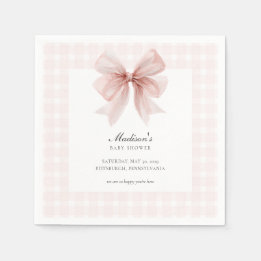 Some Bunny Sweet Pink Baby Shower Napkin