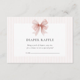Some Bunny Sweet Pink Girl Baby Shower Enclosure Card