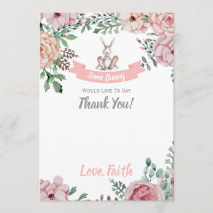 Some Bunny Thank You Card