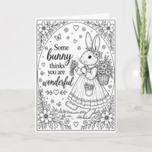 Some Bunny Thinks You’re Wonderful Colour Me