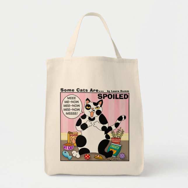Some Cats Are Spoiled Tote Bag (Front)