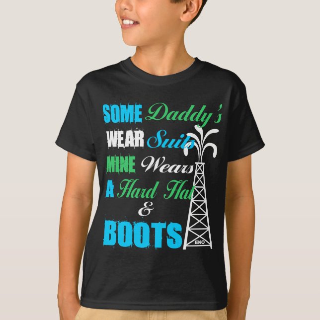 Some Daddy's Wear Boys Design T-Shirt (Front)
