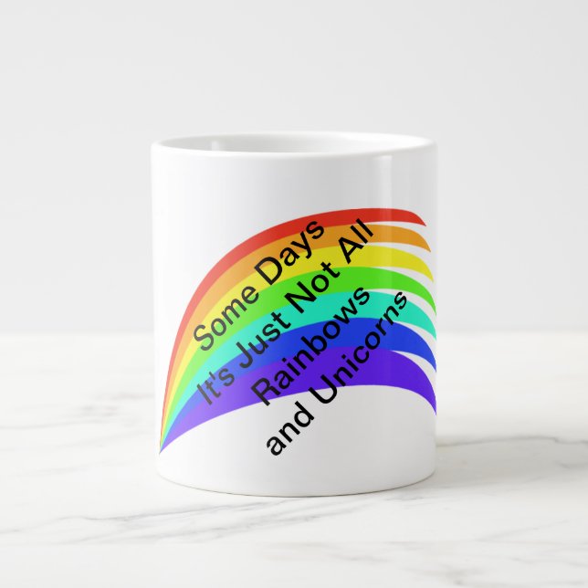 Some Days It's Not All Gay Large Coffee Mug (Front)