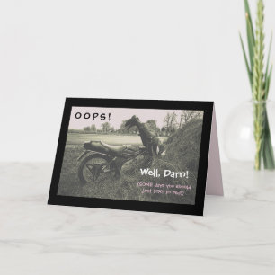 "SOME DAYS YOU SHOULD JUST STAY IN BED" CARD