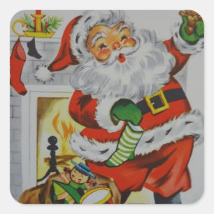 Some Dear Christmas Square Sticker