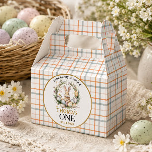 Some easter Bunny Is Turning one 1st birthday Favour Box