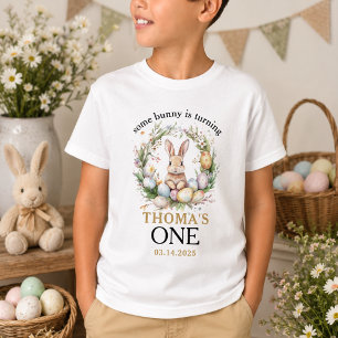 Some easter Bunny Is Turning one 1st birthday T-Shirt