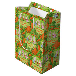 Some Easter Bunny Loves Me  Medium Gift Bag