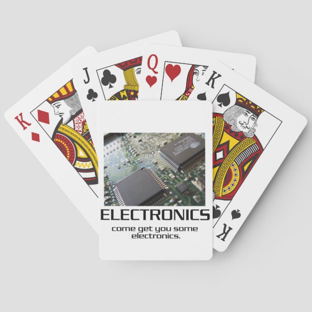 Some Electronics. Playing Cards (Back)