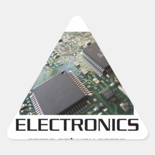 Some Electronics. Triangle Sticker