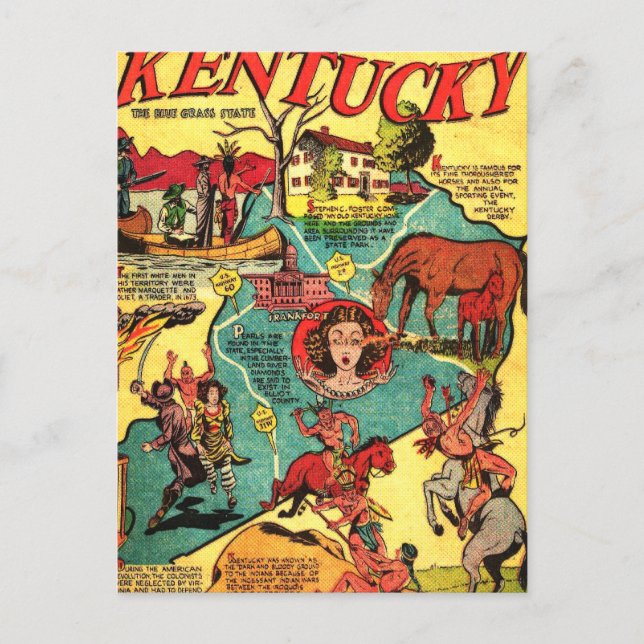 Some Facts About Kentucky Postcard (Front)