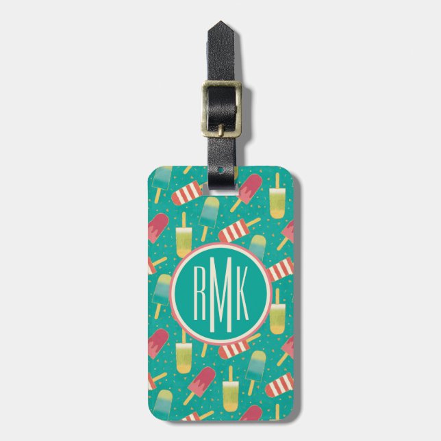 Some Fun in the Sun Step Luggage Tag (Front Vertical)