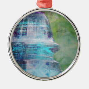 Some garden memories, Vintage Glass insulator Metal Tree Decoration